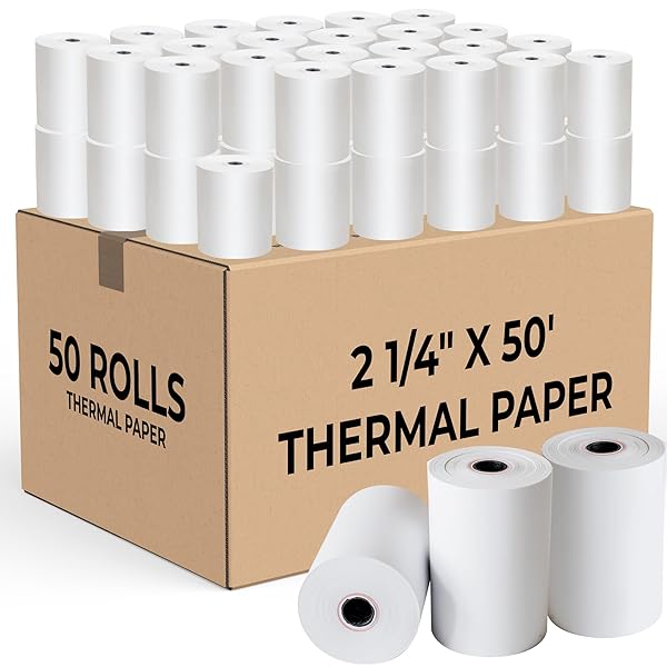 TheBestLoft Printitives High Quality Thermal Paper 2 1/4 X 50 Thermal Paper